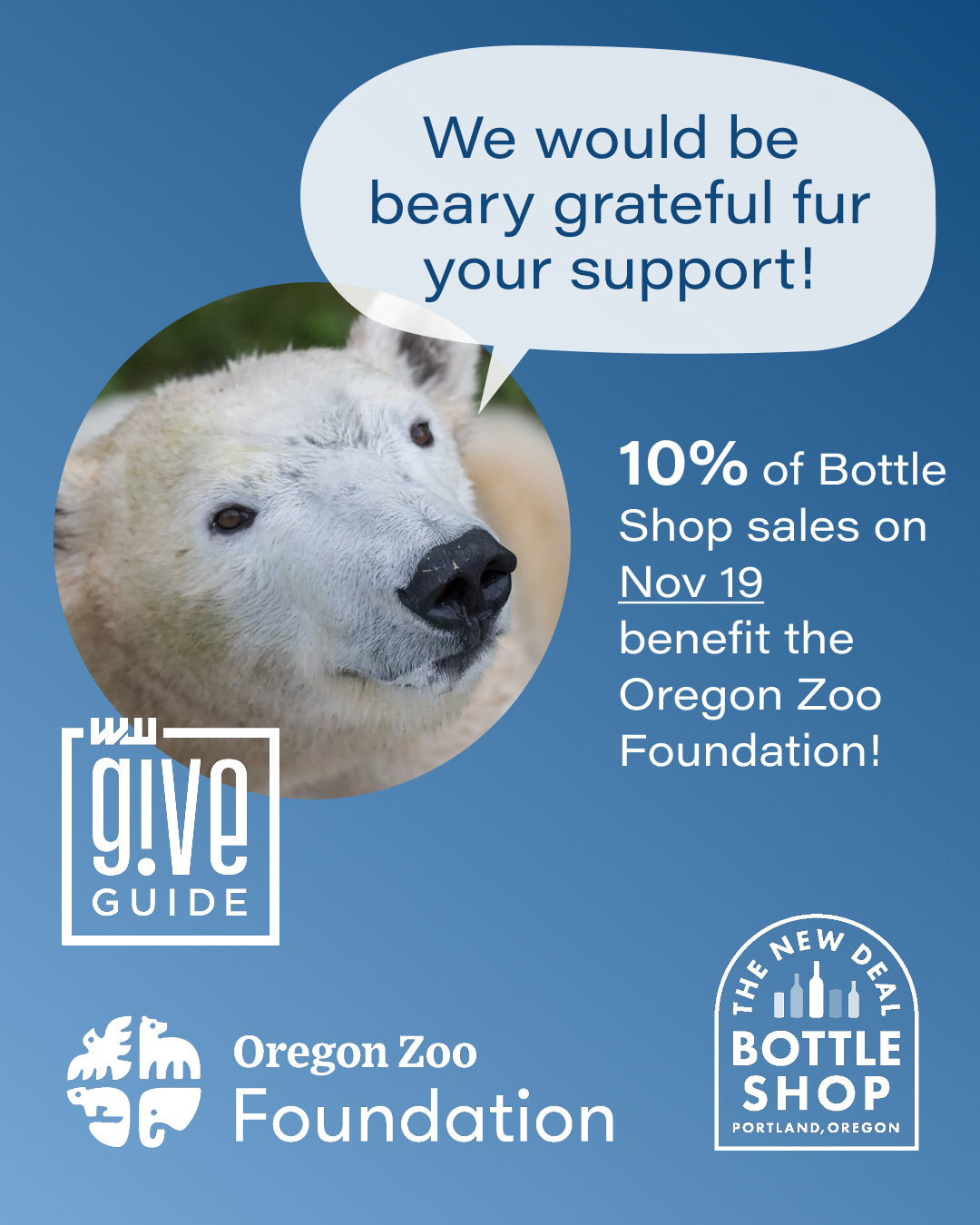 Shaken or Stirred: Support Wildlife at New Deal