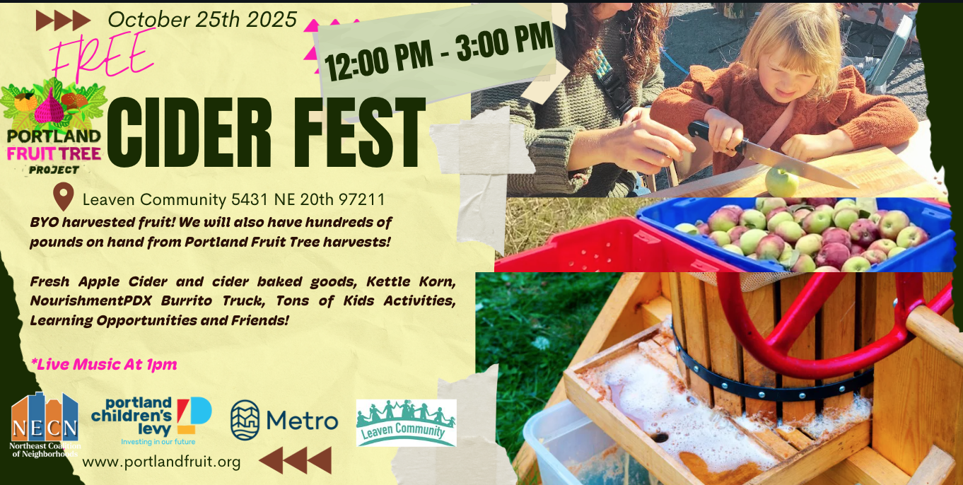 Community Cider Press Festival: A G!G Launch Party presented by the Portland Fruit Tree Project