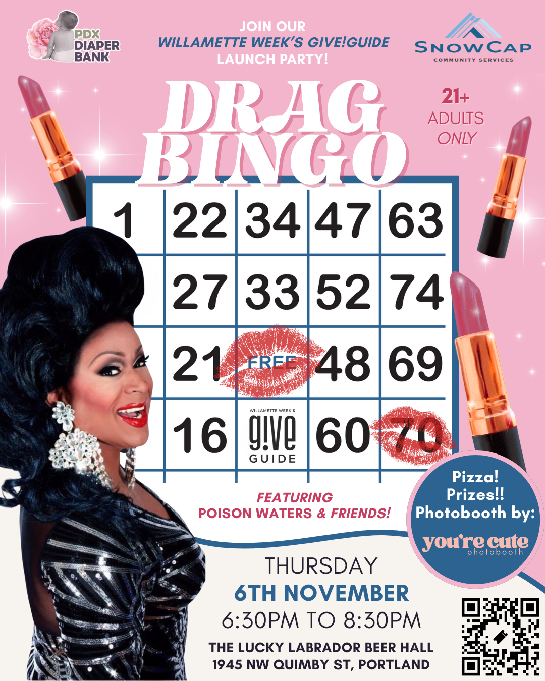 Drag Bingo with Poison Waters & Friends