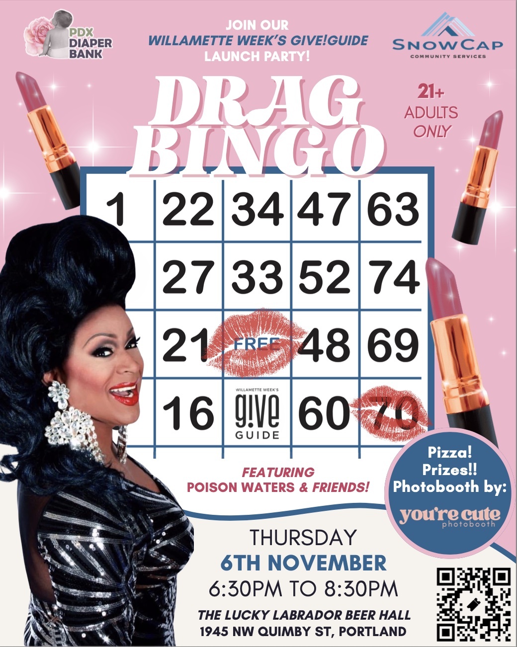 Drag Bingo: Featuring Poison Waters & Friends!